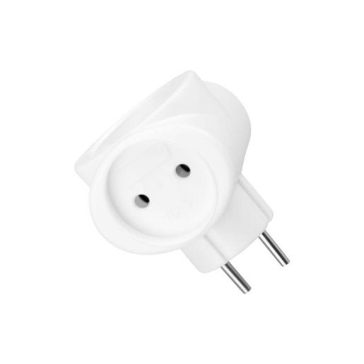 Изображение Разветвитель 3-м 6А IP20 220В биметал. бел. Rexant 11-1064