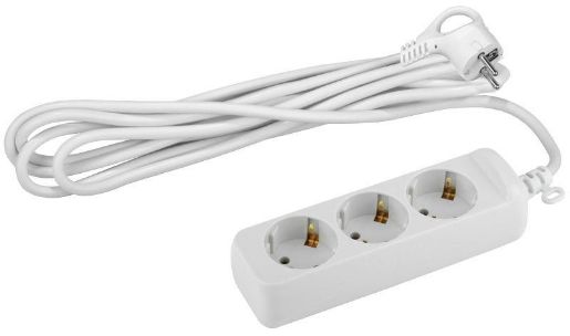 Изображение Удлинитель 3х3м с заземл. 16А IP20 U-3e-3m-3х1 ПВС 3х1 Эра Б0028370