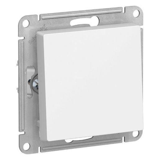 Изображение Выключатель 1-кл. СП AtlasDesign 10А IP20 (сх. 1) 10AX с самовозвратом механизм бел. SE ATN000115