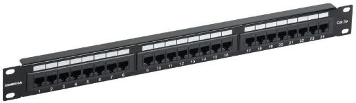 Изображение Патч-панель UTP кат.5e 1U 24 порта (Krone) GENERICA PP24-1UC5EU-K05-G