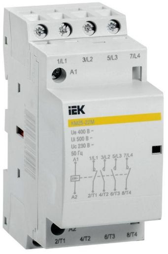 Изображение Контактор модульный КМ25-22М AC IEK MKK11-25-22