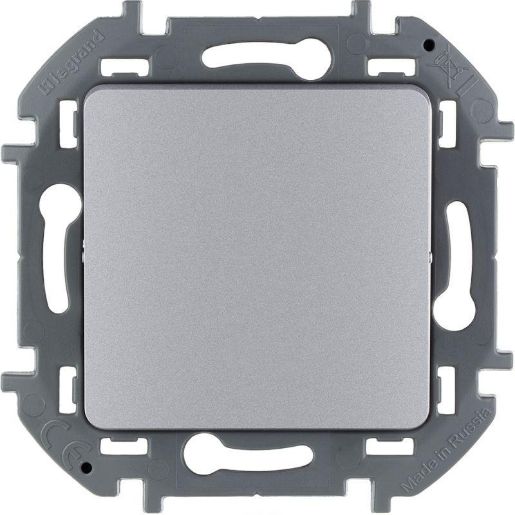 Изображение Механизм переключателя промежуточного 1-кл. Inspiria 10А IP20 250В 10AX винт. клеммы алюм. Leg 673682