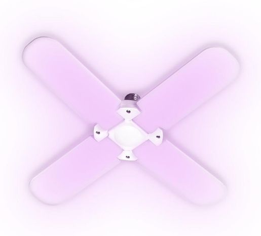 Изображение Лампа светодиодная PPG T95-4p AGRO 36Вт FR E27 4 лепестка с поворотом 90град. для растений красн.650нм/син.450нм JazzWay 5043350