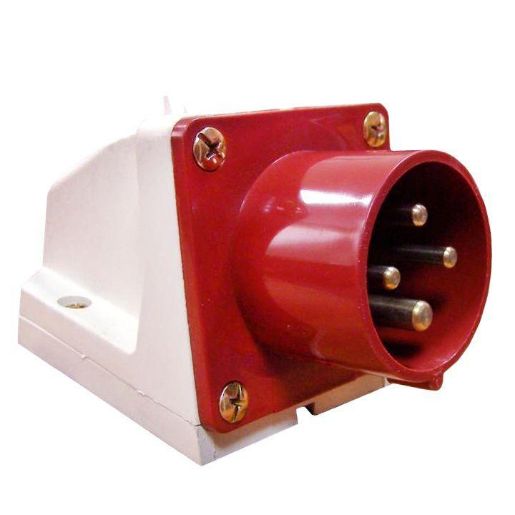 Изображение Вилка стационарная 524 32А 3P+PE 380В IP44 EKF ps-524-32-380