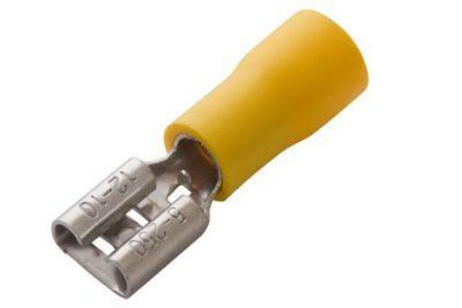 Изображение Клемма плоская изол. (гнездо) (VF 5.5-250) REXANT 08-0451