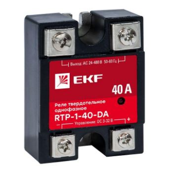 Изображение Реле твердотельное однофазное RTP-40-DA PROxima EKF rtp-1-40-da