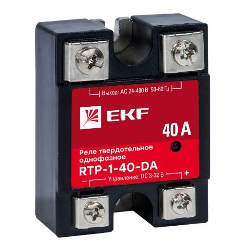 Изображение Реле твердотельное однофазное RTP-40-DA PROxima EKF rtp-1-40-da