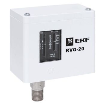 Изображение Реле избыточного давления RVG-20-1.6 (1.6МПа) EKF RVG-20-1.6