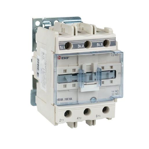 Изображение Контактор КМЭ 80А 220В NO+NC EKF ctr-s-80-220