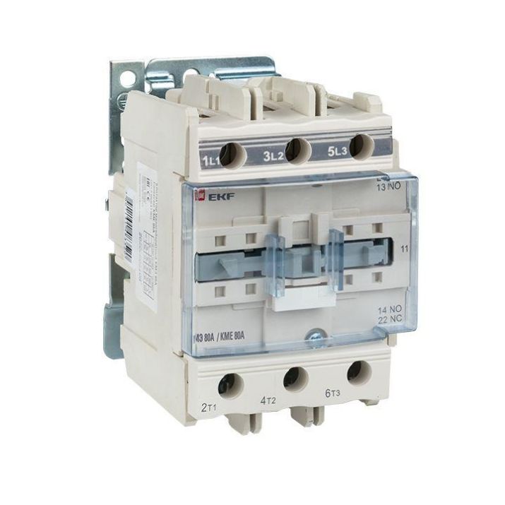 Изображение Контактор КМЭ 80А 220В NO+NC EKF ctr-s-80-220