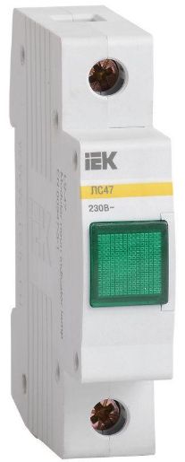 Изображение Лампа сигнальная ЛС-47 зел. IEK MLS10-230-K06