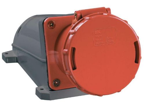Изображение Розетка ОП 63А 380В 3P+PЕ ССИ-134 IP54 IEK PSR12-063-4