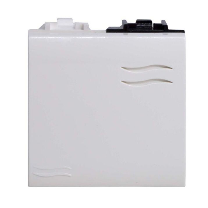 Изображение Выключатель 1-кл. 2мод. Brava 16А IP20 бел. DKC 76002B