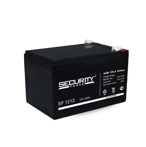 Изображение Аккумулятор ОПС 12В 12А.ч Security Force SF 1212