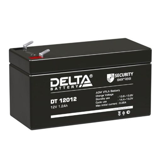 Изображение Аккумулятор ОПС 12В 1.2А.ч Delta DT 12012