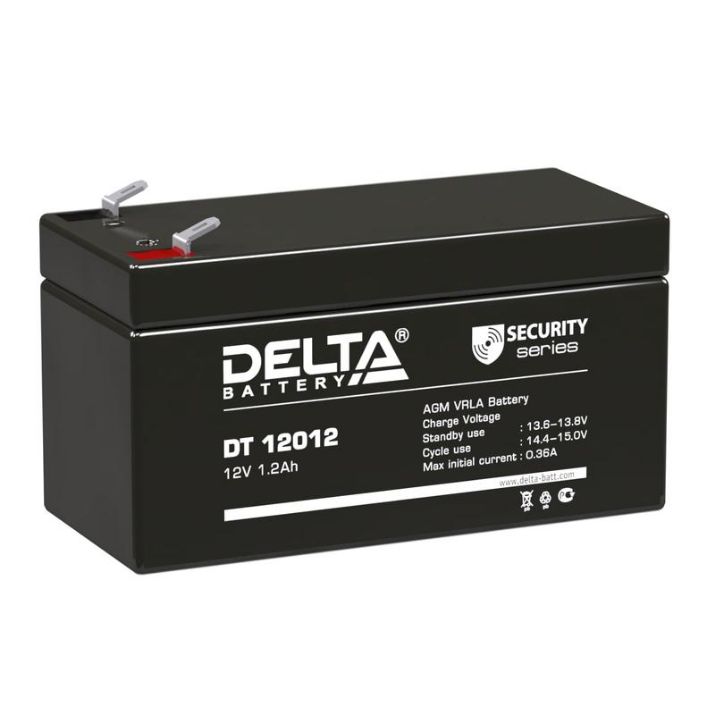Изображение Аккумулятор ОПС 12В 1.2А.ч Delta DT 12012