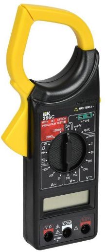 Изображение Клещи токоизмерительные Expert 266C IEK TCM-1C-266
