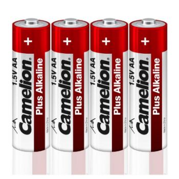 Изображение Элемент питания алкалиновый AA/LR6 1.5В Plus Alkaline LR6-SP4 (уп.4шт) Camelion 12554
