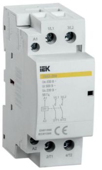 Изображение Контактор модульный КМ63-20М AC IEK MKK11-63-20