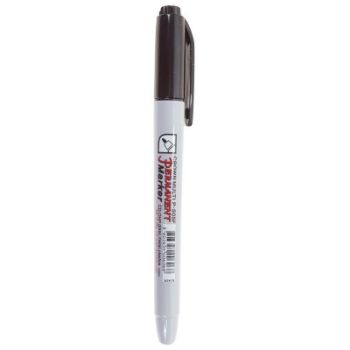 Изображение Маркер перманентный "Multi Marker Super Slim" 1мм пулевидный черн. Crown 08-8001