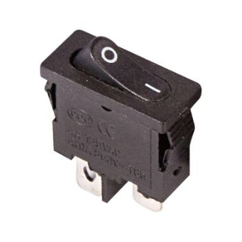 Изображение Выключатель клавишный 250В 6А (2с) ON-OFF черн. Mini (RWB-103; SC-766; MRS-101-5) Rexant 36-2050