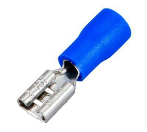 Изображение Клемма плоская изол. (гнездо) (VF 2-187(8)) REXANT 08-0432