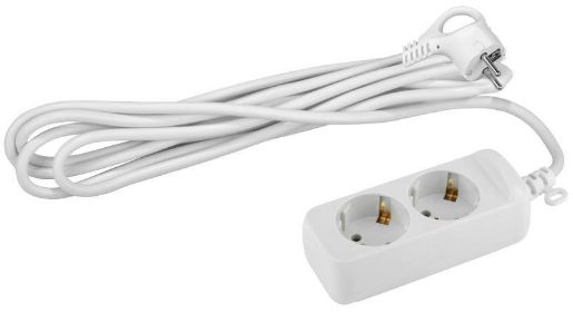 Изображение Удлинитель 2х1.5м с заземл. 10А IP20 UX-2e-1.5m ПВС 3х0.75 Эра Б0038572