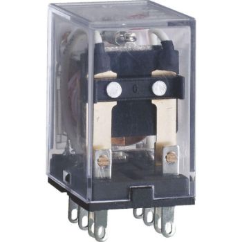 Изображение Реле промежуточное JZX-22F(D) 2 конт. с инд. LED 5А 220В AC CHINT 285285