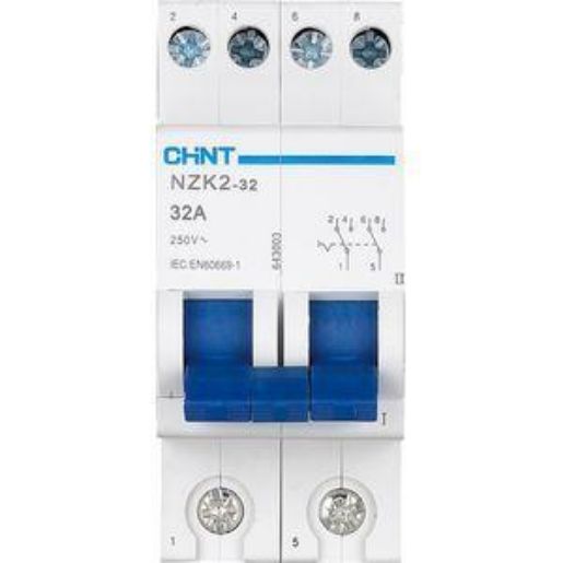 Изображение Переключатель модульный 2п 32А 2 полож. NZK2-32 CHINT 643003