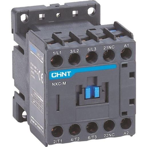 Изображение Контактор NXC-06M01 6А 220В/АС3 1НЗ 50Гц (R) CHINT 836584