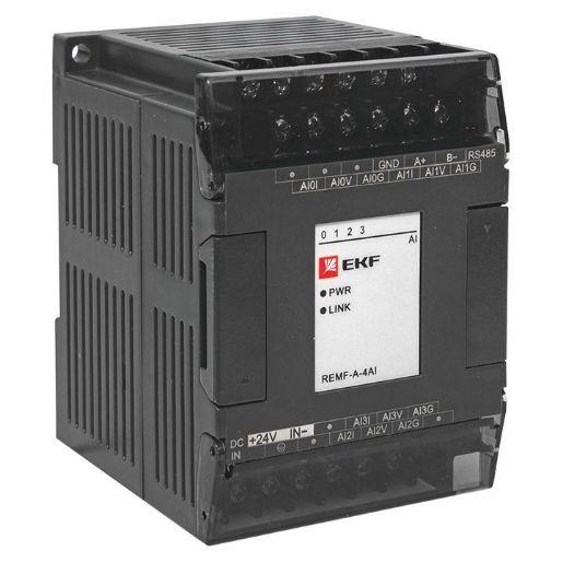 Изображение Модуль аналогового ввода REMF 4 PRO-Logic EKF REMF-A-4AI