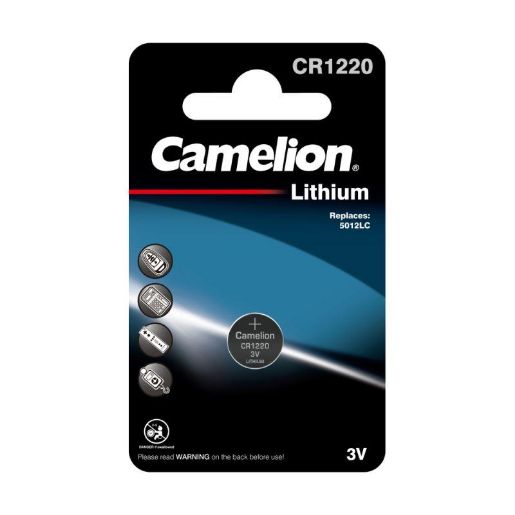 Изображение Элемент питания литиевый CR1220 BL-1 (блист.1шт) Camelion 3071