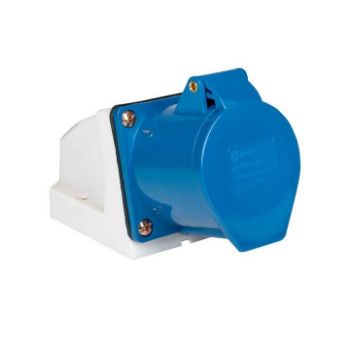 Изображение Розетка наружн. уст. 16А 220В 2P+PE IP44 (113) EKF ps-113-16-220