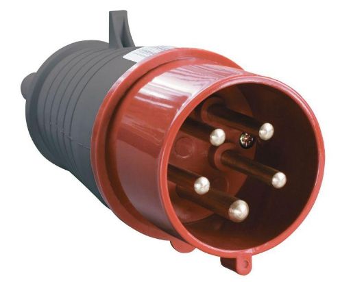Изображение Вилка эл. каб. 32А 3P+PE+N 380В IP44 ССИ-025 IEK PSR02-032-5