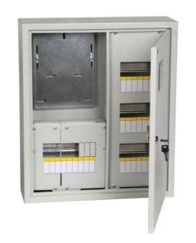 Изображение Корпус металлический ЩУРн-3/24 (560х480х165мм) IP31 TITAN IEK MKM32-N-24-31-ZO