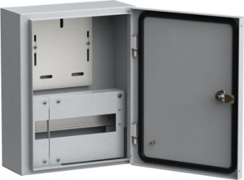 Изображение Корпус металлический ЩУРн-1/12 (395х310х165мм) IP54 без окна TITAN IEK MKM22-N-12-54-Z