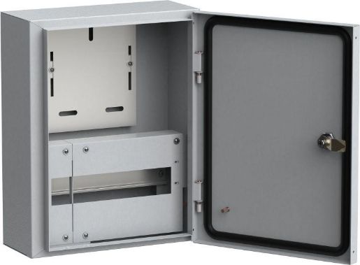 Изображение Корпус металлический ЩУРн-1/12 (395х310х165мм) IP54 без окна TITAN IEK MKM22-N-12-54-Z