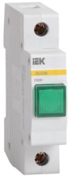 Изображение Лампа сигнальная ЛС-47М зел. IEK MLS20-230-K06