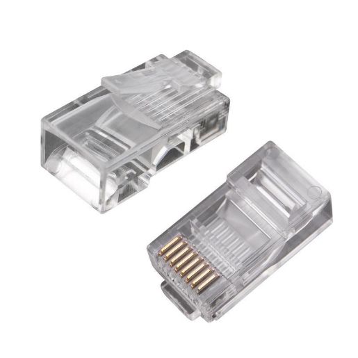 Изображение Разъем RJ45 8P8C кат.5E UTP (уп.100шт) PROCONNECT 05-1021-3