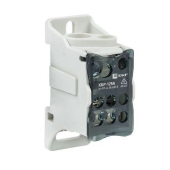 Изображение Блок распределительный КРОСС крепеж на панель и DIN КБР-125А EKF plc-kbr125