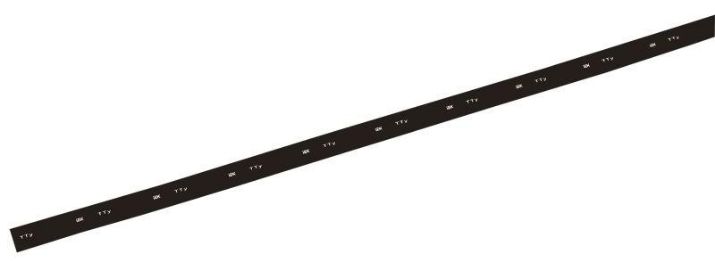 Изображение Трубка термоусадочная ТТУ нг-LS 6/3 черн. 1м IEK UDRS-D6-1-K02