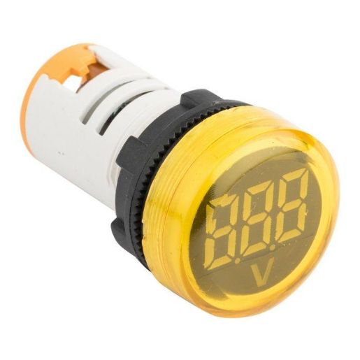 Изображение Индикатор значения напряжения ED16-22VD желт. PROxima EKF ed16-22vd-y