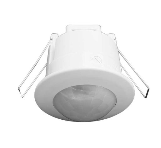 Изображение Датчик движения PMS-IR 201 1200Вт 360град. 6м IP20 WH JazzWay 5012950