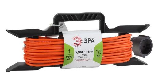 Изображение Удлинитель-шнур на рамке 1х10м без заземл. 6А IP20 UFx-1-2х0.75-10m ПВС 2х0.75 Эра Б0046820