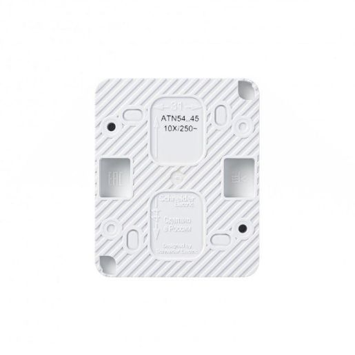 Изображение Розетка 1-м ОП AtlasDesign Profi54 16А IP54 250В с заземл. защ. шторки бел. SE ATN540145