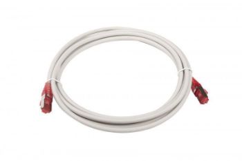 Изображение Патч-корд PC-LPM-STP-RJ45-RJ45-C5e-3M-LSZH-GY F/UTP экранир. кат.5e LSZH 3м сер. Hyperline 42338