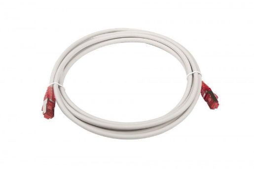 Изображение Патч-корд PC-LPM-STP-RJ45-RJ45-C5e-3M-LSZH-GY F/UTP экранир. кат.5e LSZH 3м сер. Hyperline 42338