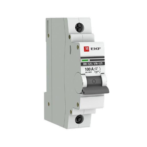 Изображение Выключатель нагрузки 1п 100А ВН-125 PROxima EKF SL125-1-100-pro