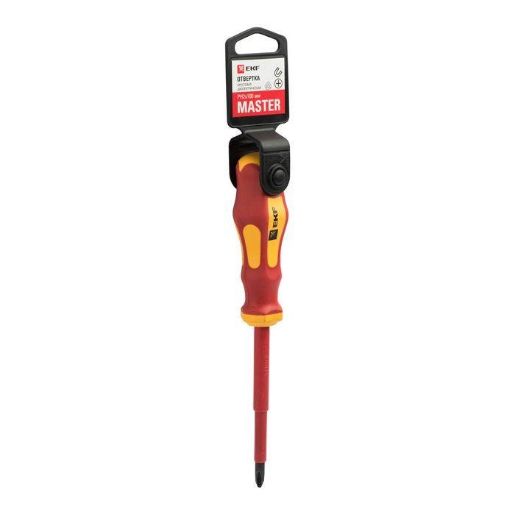 Изображение Отвертка PH2х100мм Master 1000В Basic EKF ph-2-100-mas-in