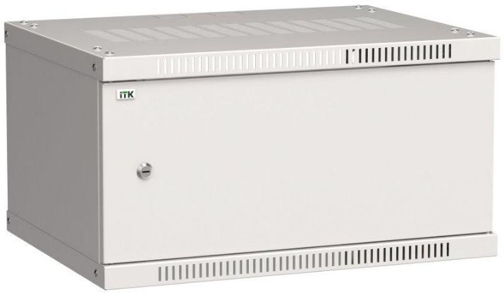 Изображение Шкаф LINEA WE 6U 600x450мм дверь металл сер. ITK LWE3-06U64-MF